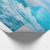南極氷山 ラッピングペーパー (角)