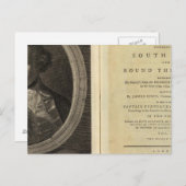 南極航海のタイトルページ ポストカード (正面/裏面)