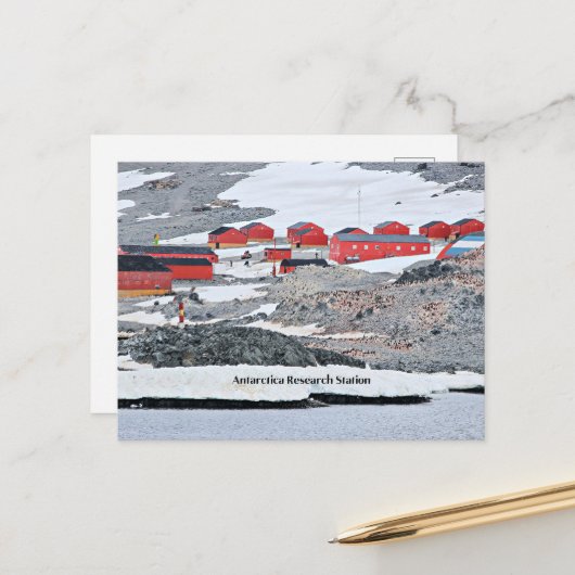 南極観測所 ポストカード (正面/裏面インサイチュ)