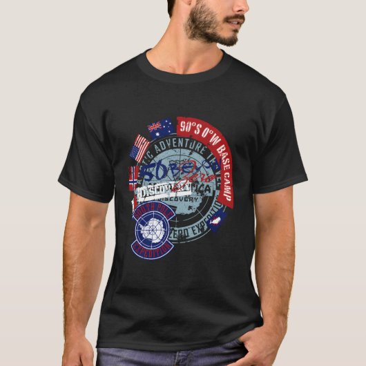 南極観測旗 Tシャツ (正面)