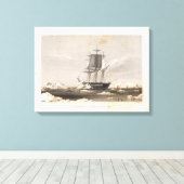 南極2 キャンバスプリント (インサイチュ (ウッドフロア))