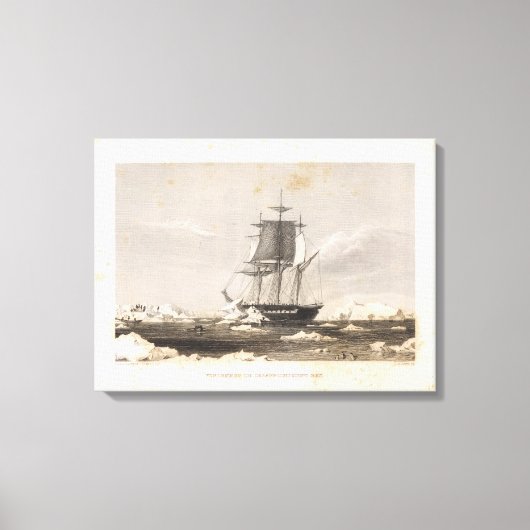 南極2 キャンバスプリント (正面)