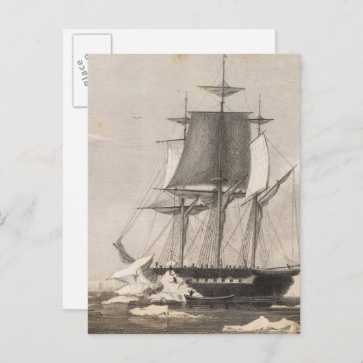 南極2 ポストカード (正面/裏面)