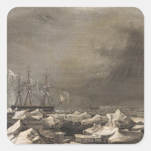 南極3 スクエアシール (正面)