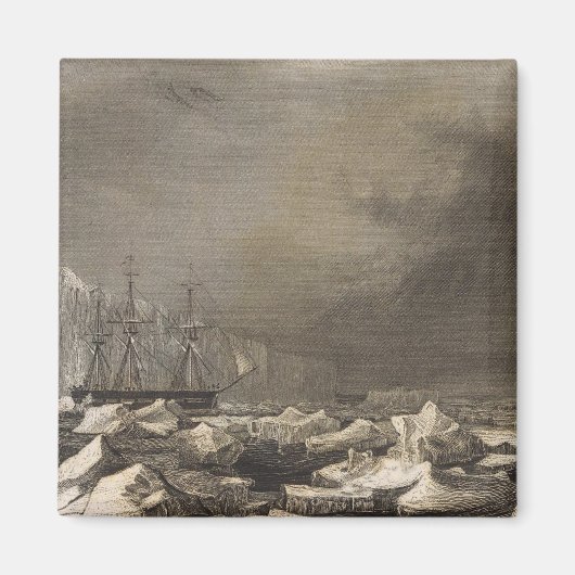 南極3 マグネット (正面)