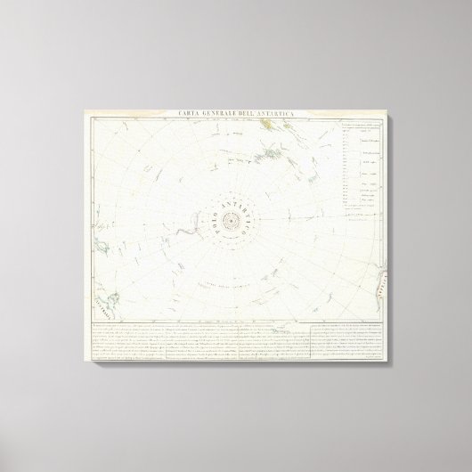 南極 キャンバスプリント (正面)