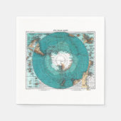 南極 スタンダードカクテルナプキン (正面)