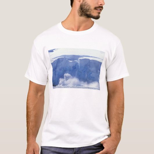 南極 パラダイス湾の巨大な波 Tシャツ (正面)
