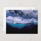 南極、パラダイス湾。クリスタルの氷山 ポストカード (正面/裏面)