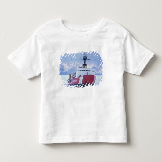 南極、ロス島、マクマード基地、USCG トドラーTシャツ (正面)