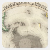 南極、南半球 スクエアシール (正面)