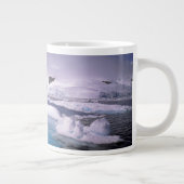南極。南極の氷景2 ジャンボコーヒーマグカップ (右)