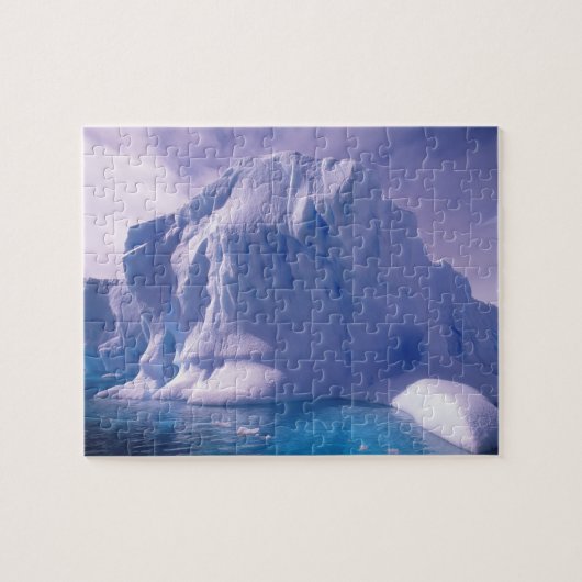南極。南極の氷景 ジグソーパズル (横)