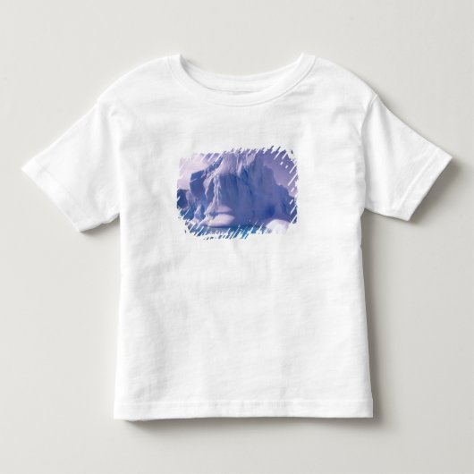 南極。南極の氷景 トドラーTシャツ (正面)