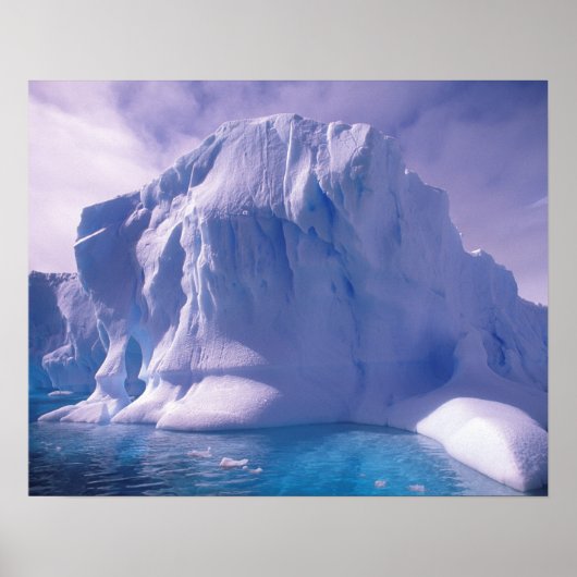 南極。南極の氷景 ポスター (正面)