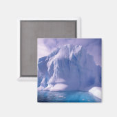 南極。南極の氷景 マグネット (正面/裏面)