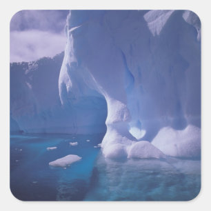 南極。南極の氷景 3 スクエアシール