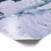 南極、氷の流れ。 フォトプリント            (角)