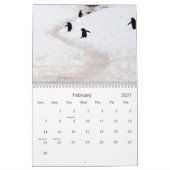 南極- 2020年暦 カレンダー (2月 2027)