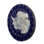 南極（NASAブルーマーブルイメージ） ダーツボード (正面右)