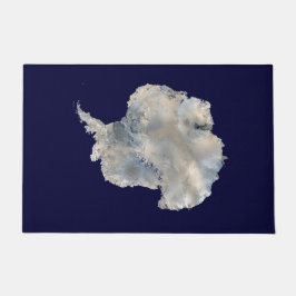 南極（NASAブルーマーブルイメージ） ドアマット