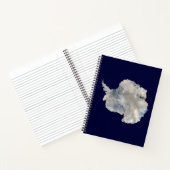 南極（NASAブルーマーブルイメージ） ノートブック (内部)