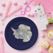 南極（NASAブルーマーブルイメージ） ペーパープレート (パーティー)