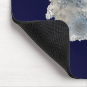 南極（NASAブルーマーブルイメージ） マウスパッド (コーナー)