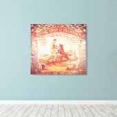 南洋支店のバナー キャンバスプリント (インサイチュ (ウッドフロア))