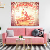 南洋支店のバナー キャンバスプリント (インサイチュ (リビング))