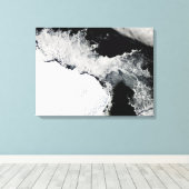 南海の海氷 キャンバスプリント (インサイチュ (ウッドフロア))