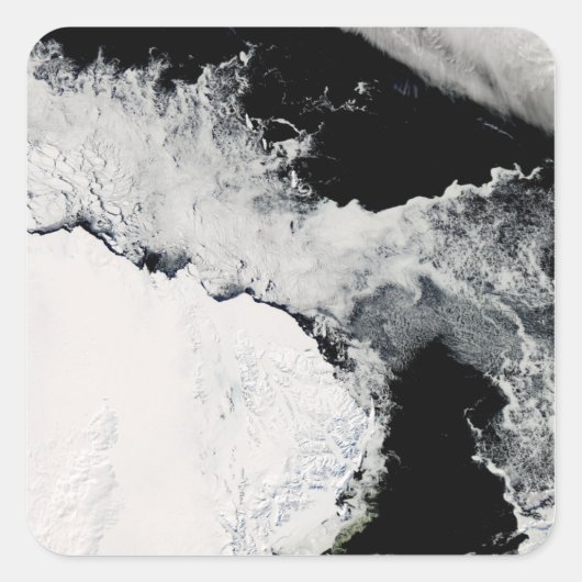 南海の海氷 スクエアシール (正面)