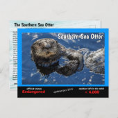 南海オッターは危険な種である5 - シーズンポストカード (正面/裏面)