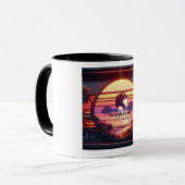 南海岸ライブラジオ未来的デザイナーマグ マグカップ (正面左)