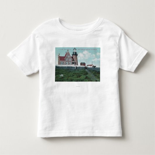 南灯台のLandhouseの眺め トドラーTシャツ (正面)