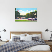 南点駐車場エリアシーン キャンバスプリント (インサイチュ (寝室))