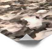 南白提督ブルーバタフライ絵画ズ ポスター (角)