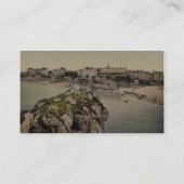 南砂、Tenby、ウェールズまれなPhotochrom 名刺 (裏面)