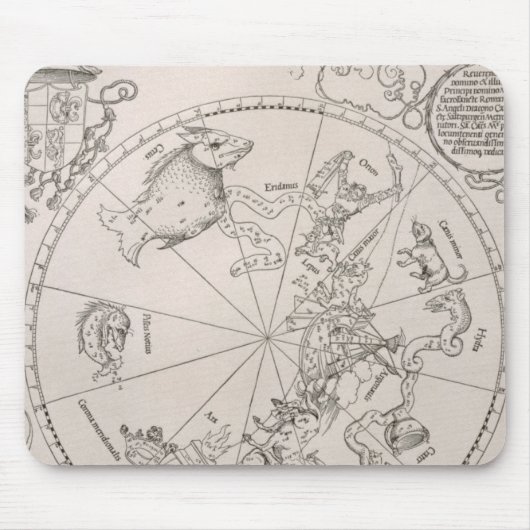 南空の地図 マウスパッド (正面)