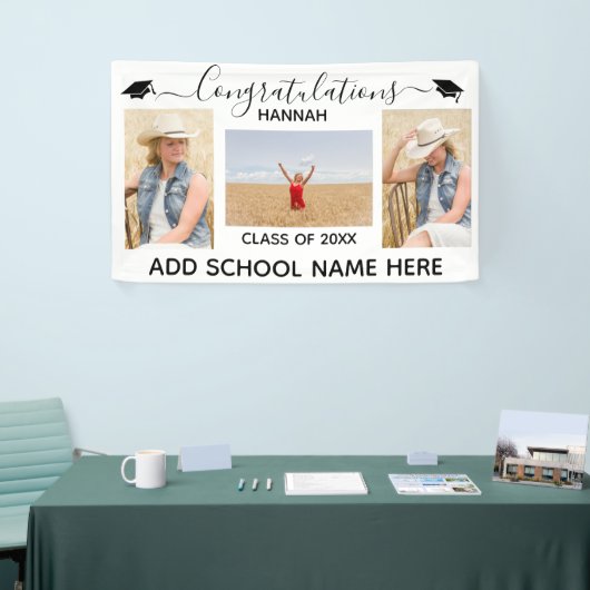 南立写真高校卒業 横断幕 (トレードショー)