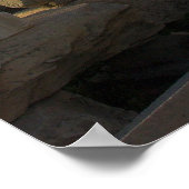 南端のギリシャのパルテノン神殿 ポスター (角)