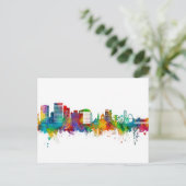 南端の海のイングランドのスカイライン ポストカード (スタンド正面)