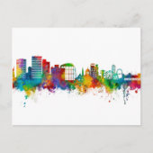 南端の海のイングランドのスカイライン ポストカード (正面)