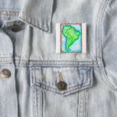 南米の地図2 缶バッジ (インサイチュ)