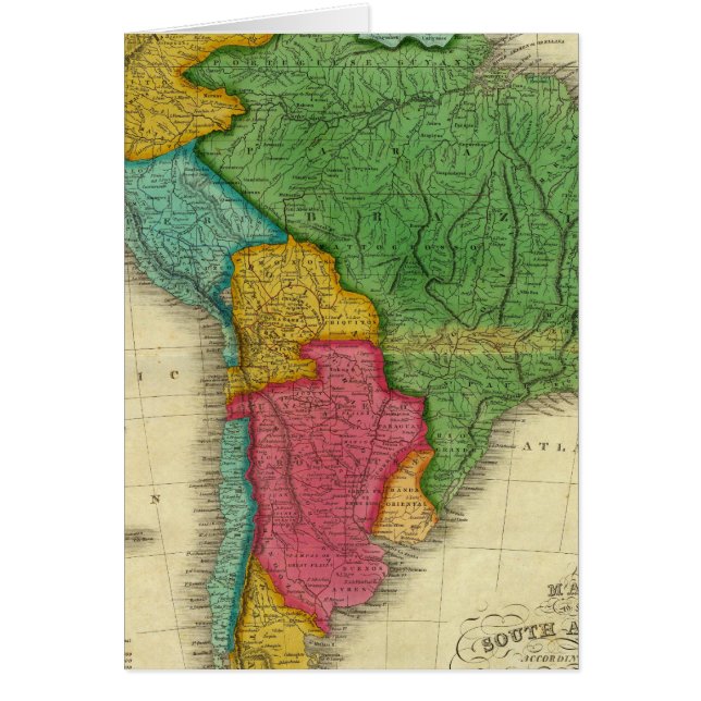南米の地図3 (正面)