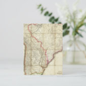 南米の地図3 ポストカード (スタンド正面)