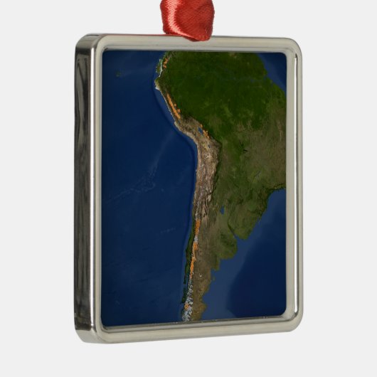 南米の地域の氷河 メタルオーナメント (右)