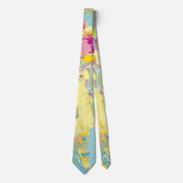 南米の地質図 ネクタイ