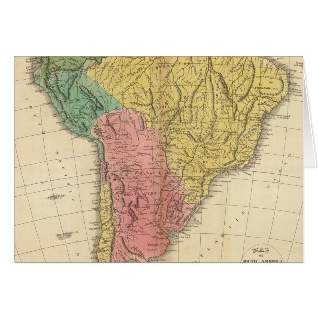 南米の歴史地図 (正面横)