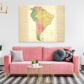 南米の歴史地図 キャンバスプリント (インサイチュ (リビング))